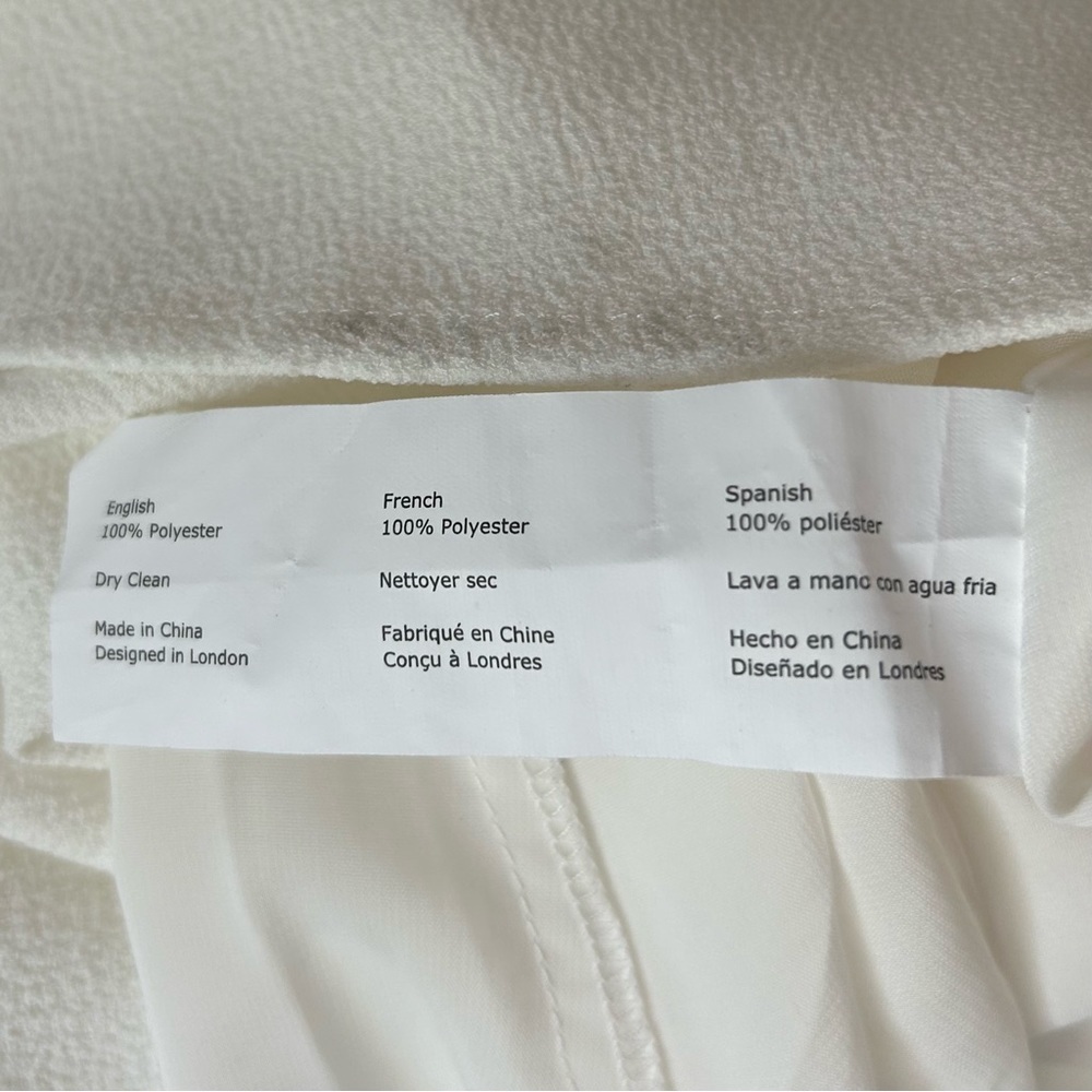 Revolve JARLO Daciana Maxi Dress Evening Gown White Cutout Gown Size S New NWT - Picture 11 of 13